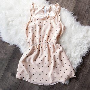 O'Neill | Light Pink Polka Dot Dress | M
